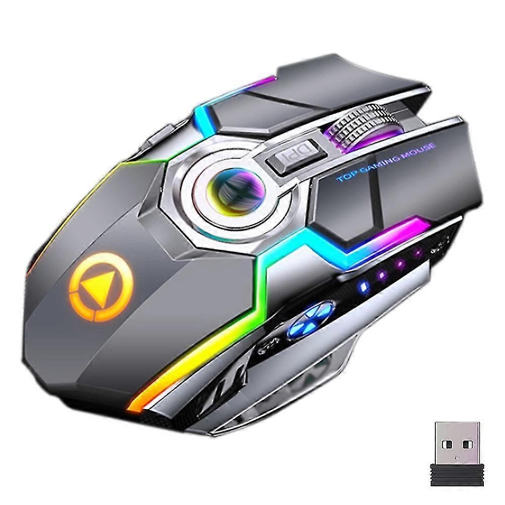 Rechargeable Wireless Gaming Mice With Usb Receiver