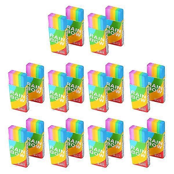 20pcs Sketch Kids Erasers Multi-function Mini Erasers Delicate Pencil Erasers Kids Accessory