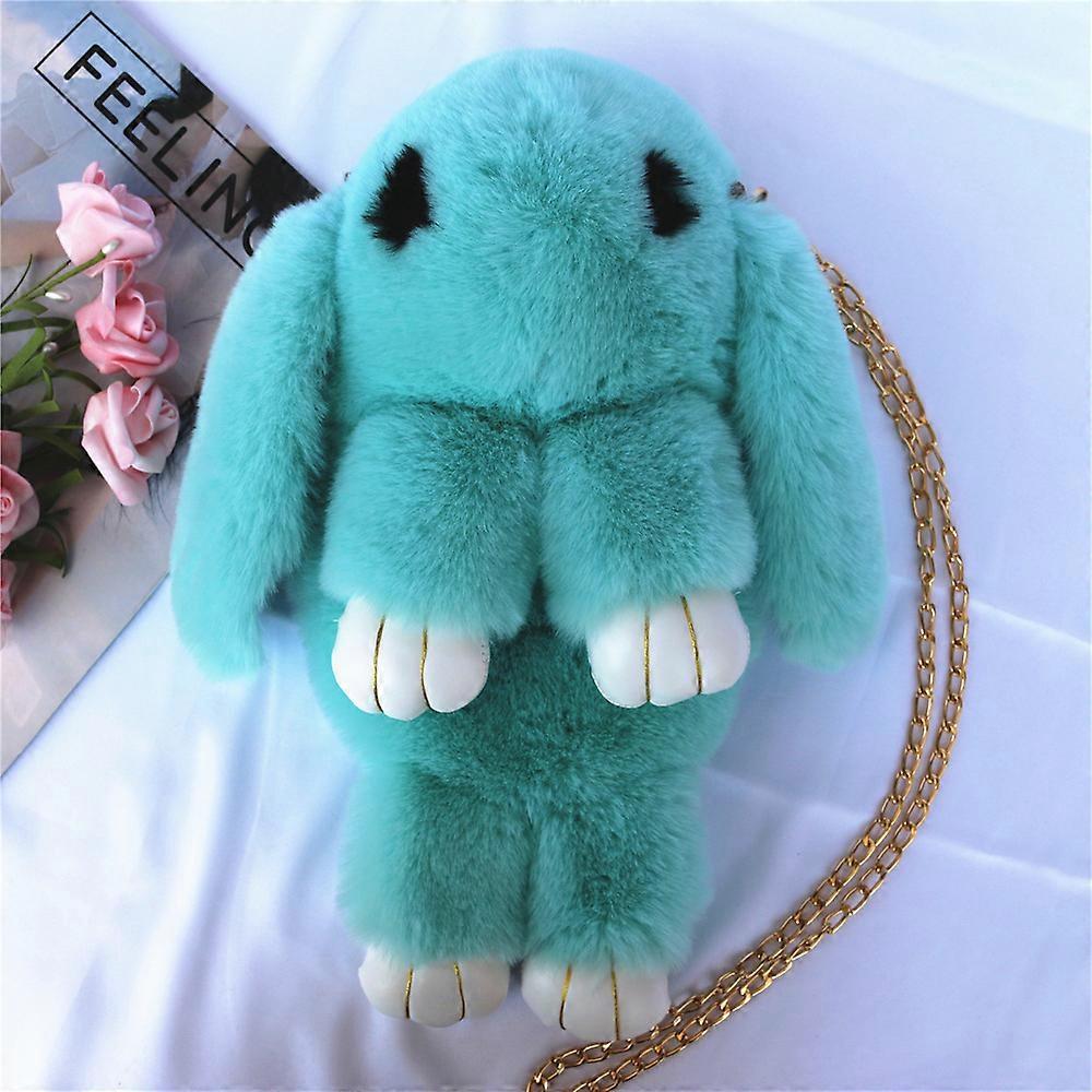 Plush rabbit bag single shoulder crossbody chain plush bag
