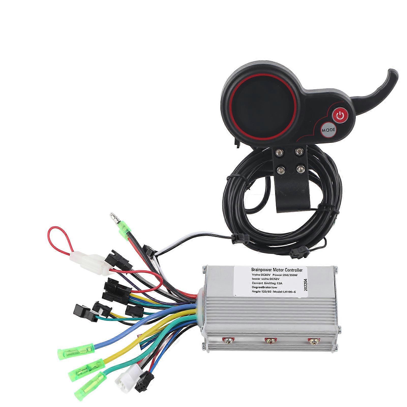 Controller LCD Display Control Panel with Shift Switch Accessory for Electric Bike Scooter