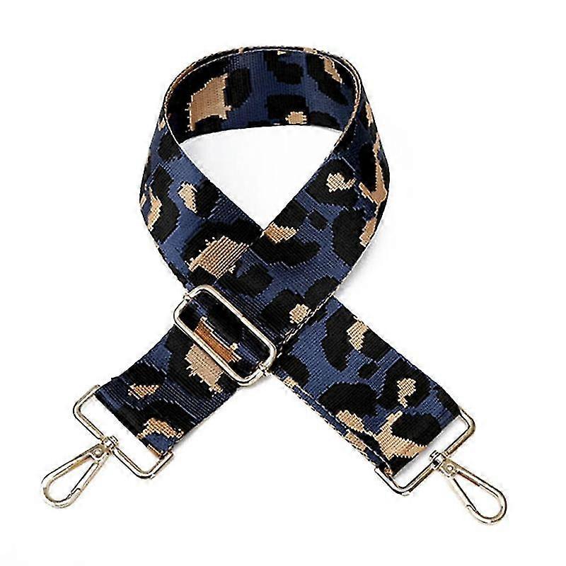 Leopard Print Adjustable Handbag Shoulder Strap Replacement With Metal Swivel Hooks Bag Accessories