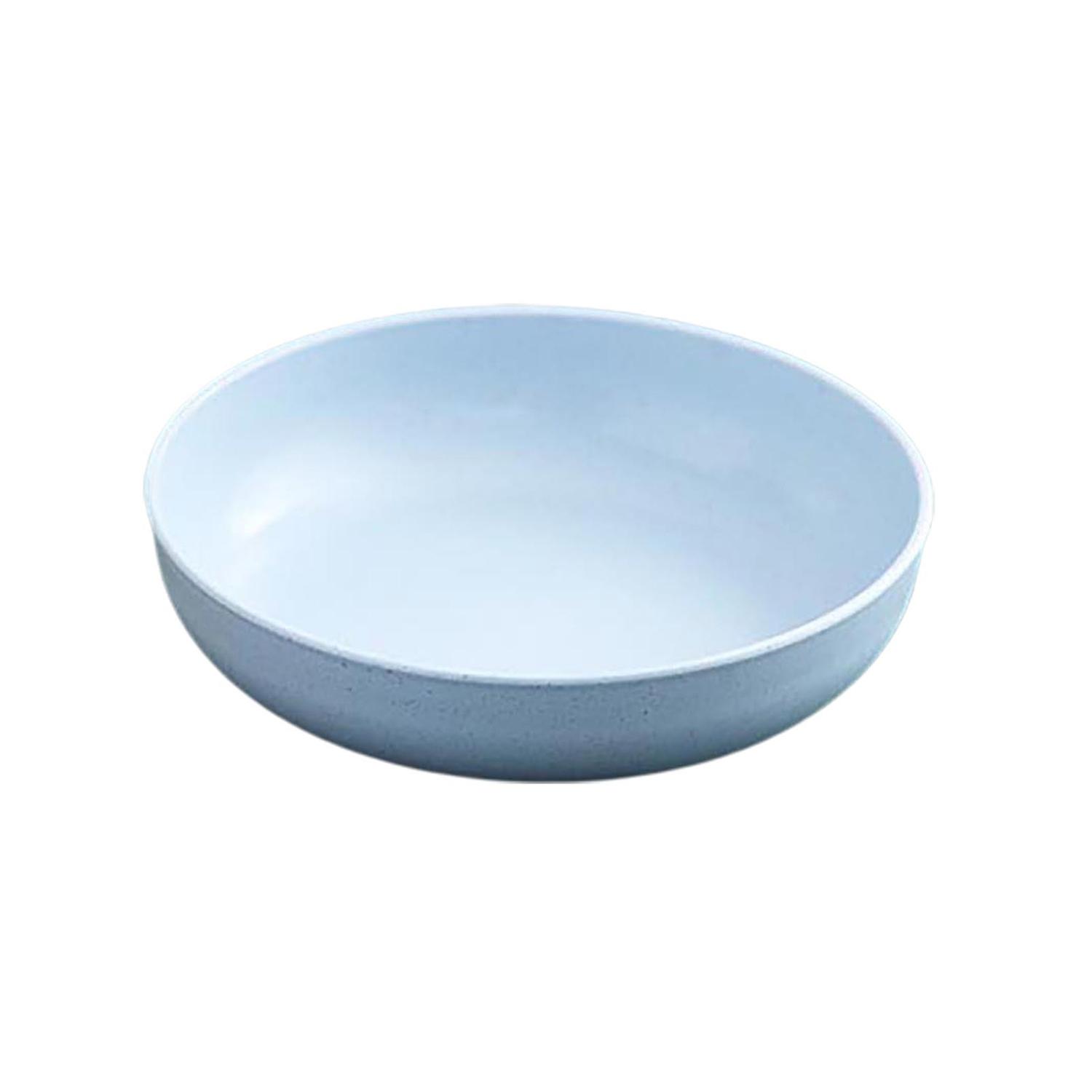 Snack Dish Stackable Smooth Surface Easy to Clean Large Capacity Heightened Base Multipurpose Round