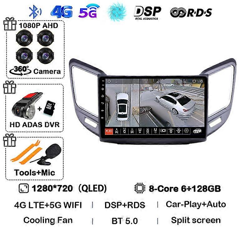 Android 13 Carplay Auto For Changan Cs15 2016 2017 2018 2019 2020 Multimedia Car Radio Player Wifi+4g Stereo Touch Screen Dsp