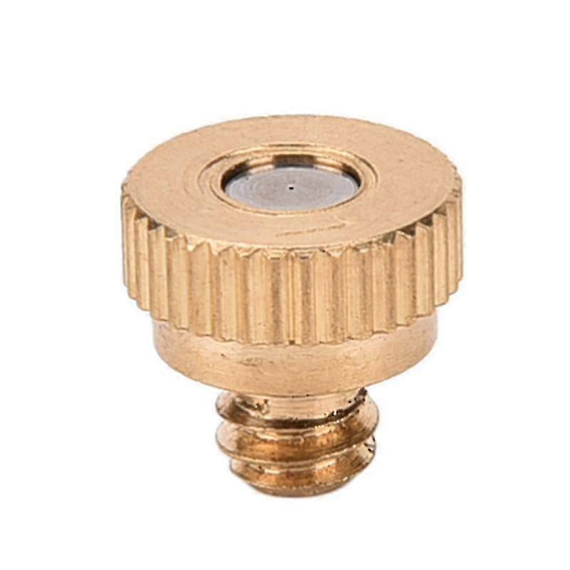 1pcs Brass Misting Nozzles Garden Cooling System 0.3mm Orifice 10/24 Threads
