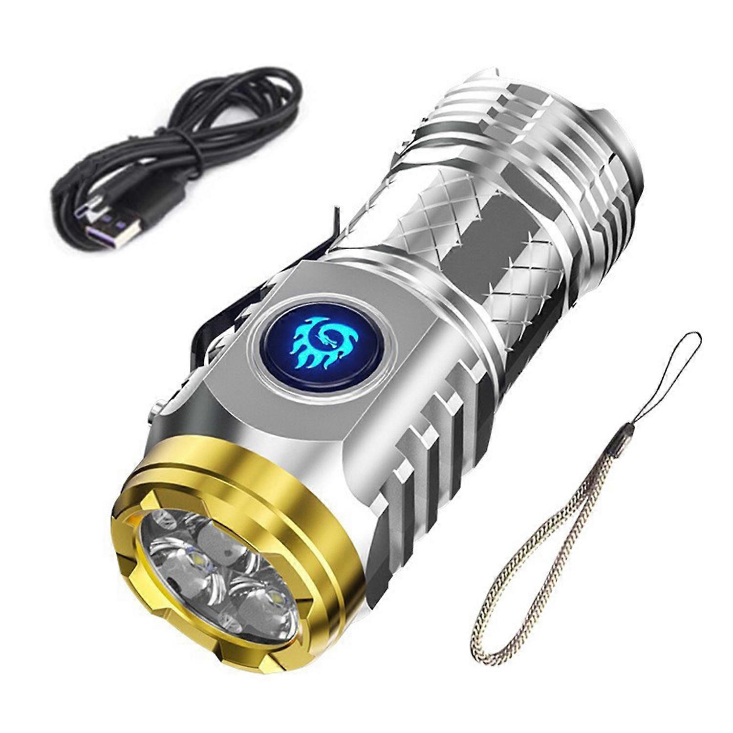 Mini LED Flashlight with Multiple Lighting Modes Waterproof High Lumens Super Bright Compact Size