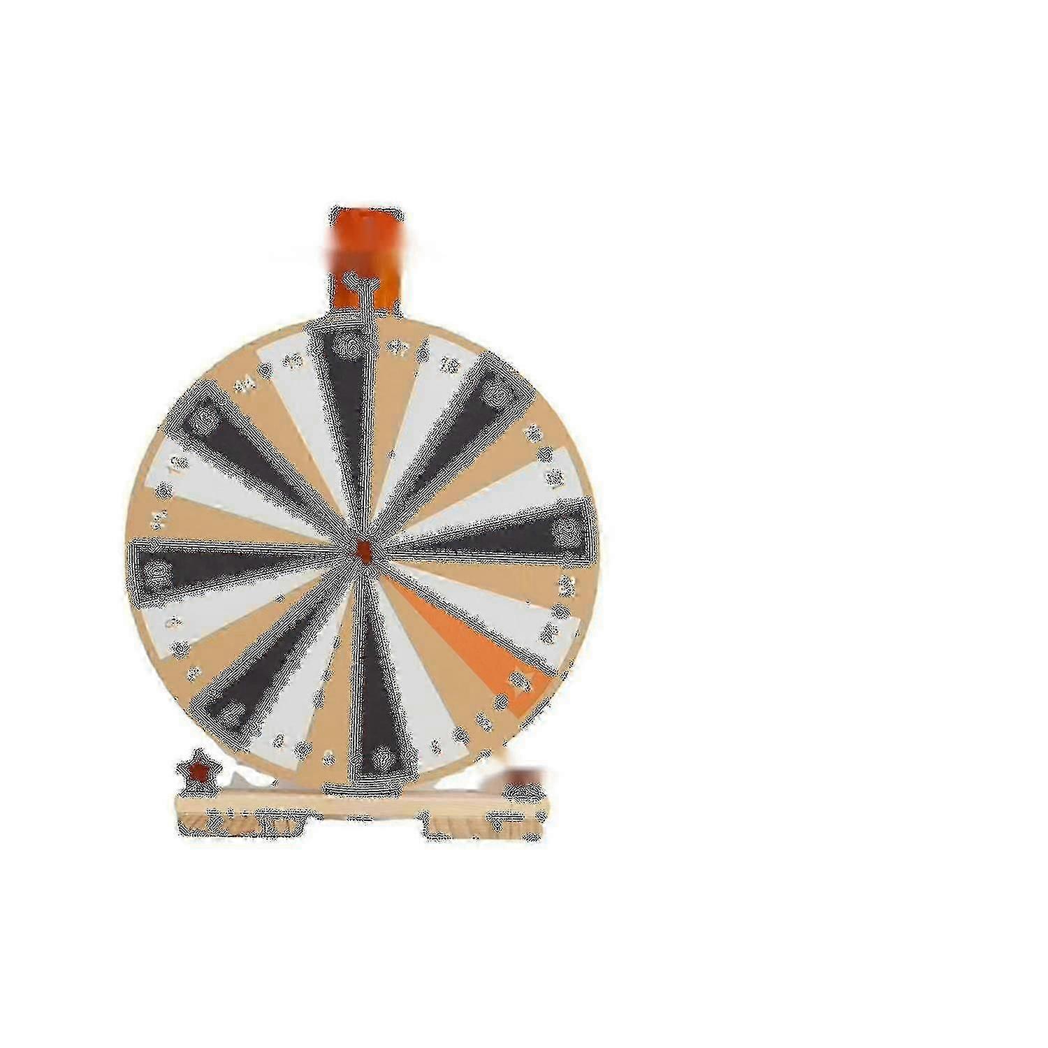 For 2024 Wooden Spinner Prize Wheel, 24 Slot Prize Spinner, Wheel Of Fortune, Spinning Wheel With Stand
