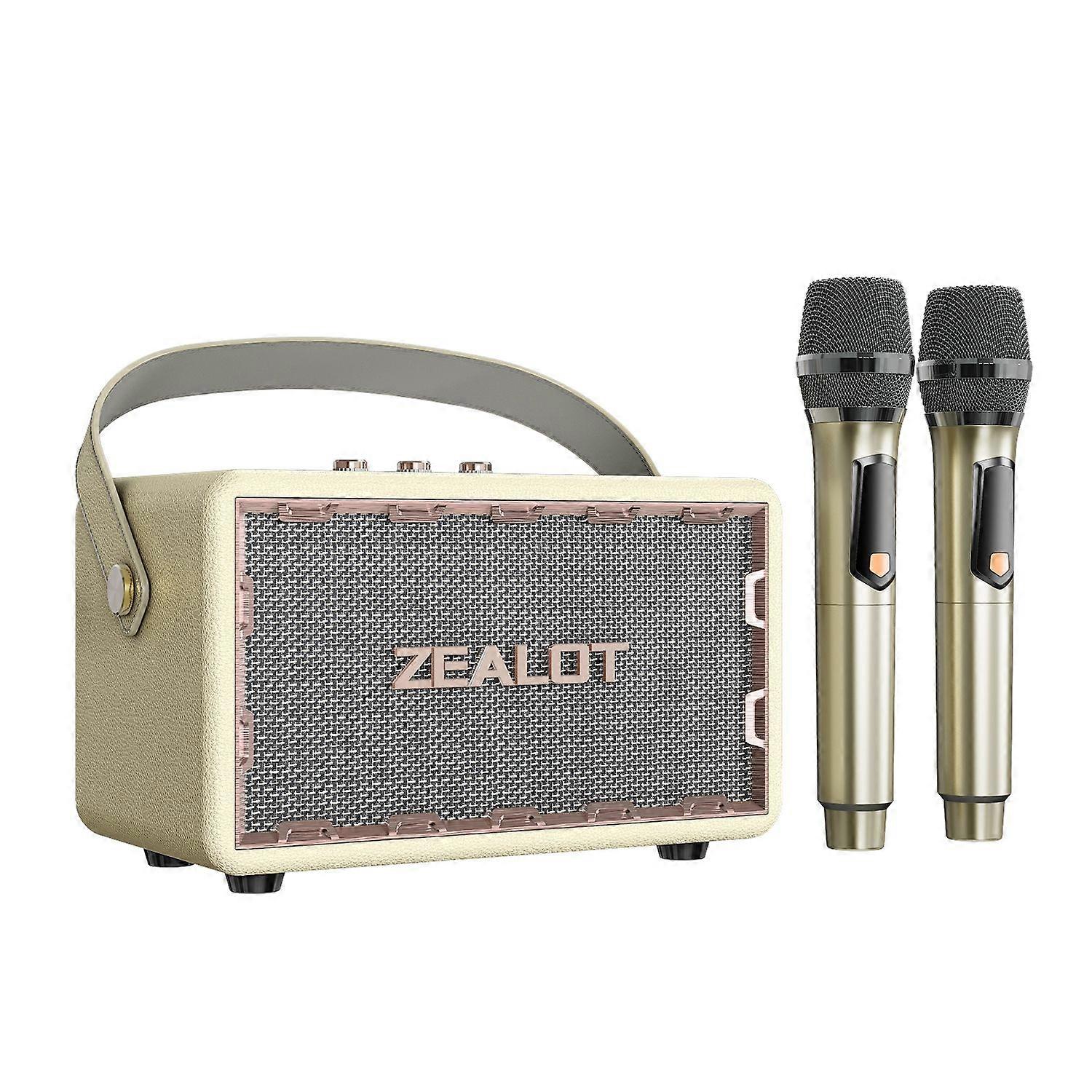 Zealot MT01M Retro Wireless Bluetooth Speaker with Dual-Mic MT01 + 2 Mic