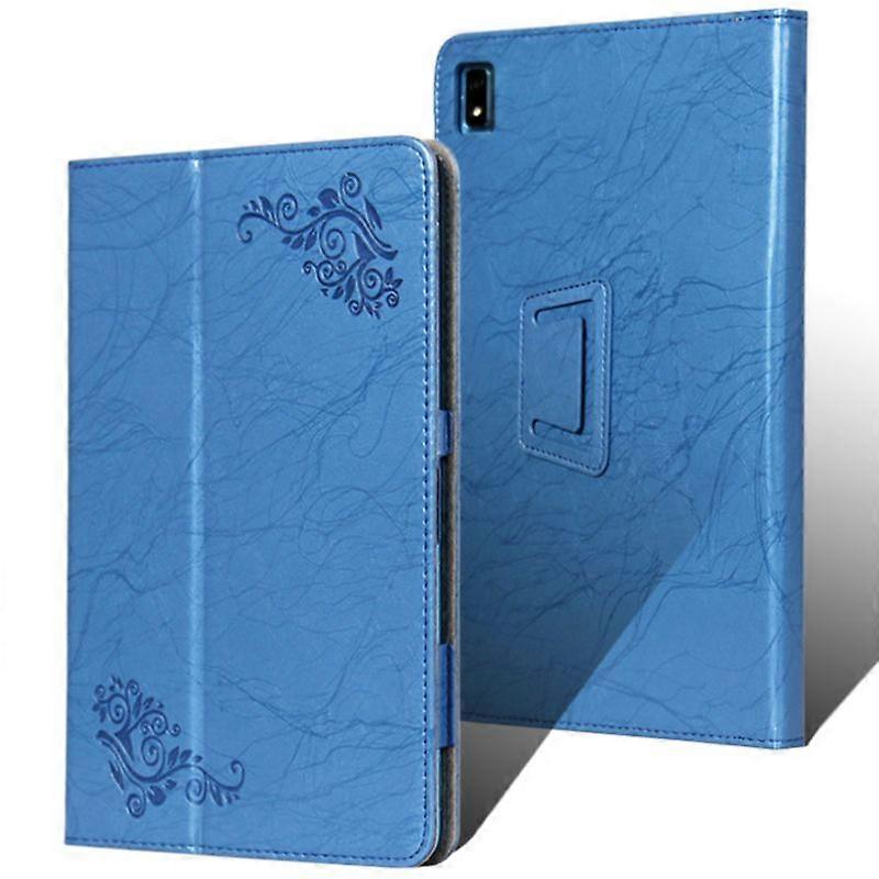 For TCL 10 Tab Max 4G 10.36 Android 9296G Tablet Case Print PU Leather Folding Stand with Hand Holder Magnetic Cover 9295G Computer Covers & Skins