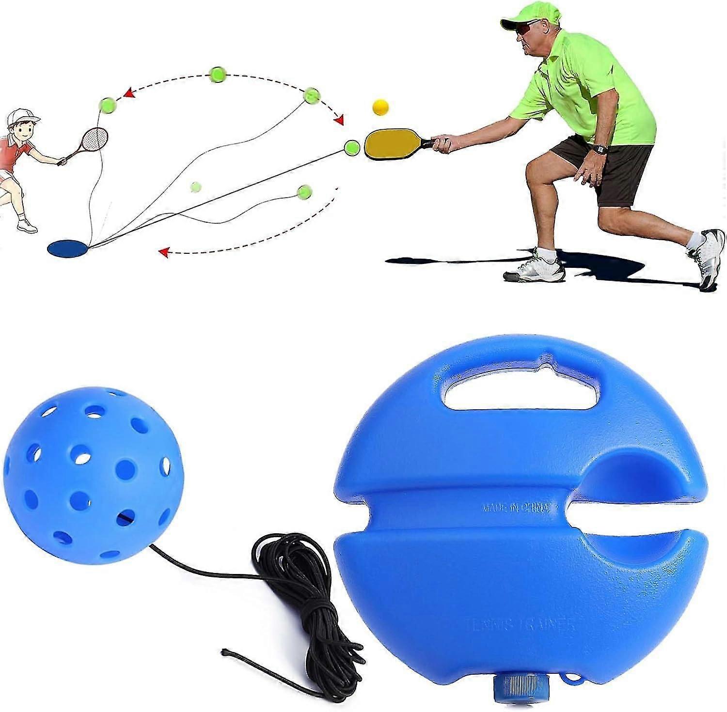 Pickleball Pickleball Rebounder ، مدرب كرة المخلل ، كرة مخلل مرتدة مع متمرن الحبل