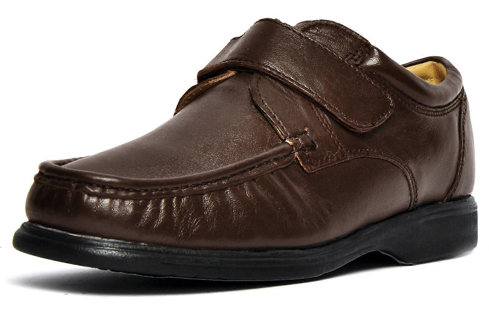 Luca Mancini Knoxville Leather Brown Fruugo UK