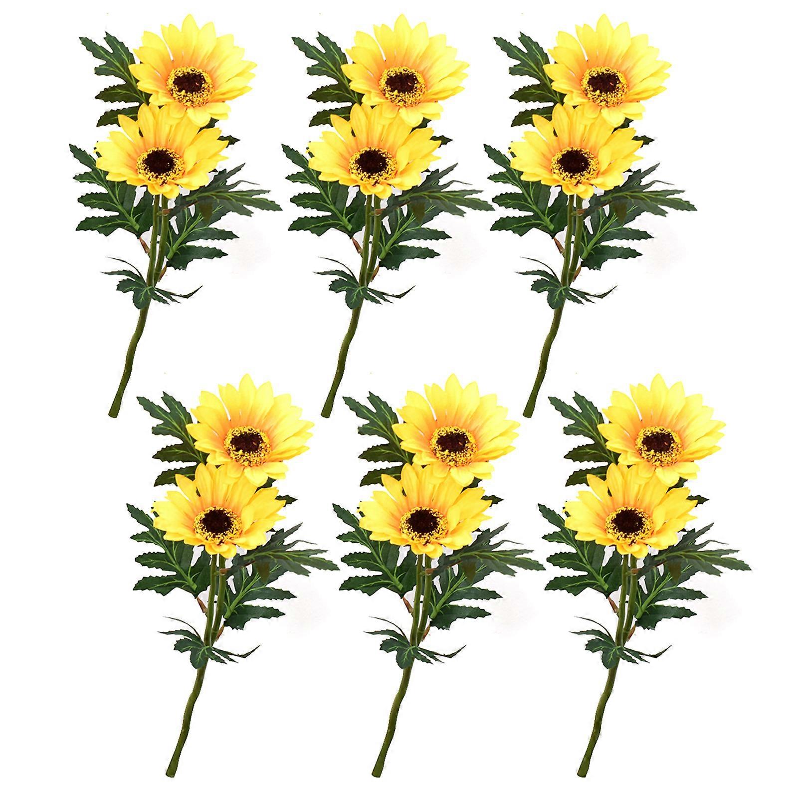 Simulation Sunflower Bunches - 38cm Tall, Perfect for Wedding Decor