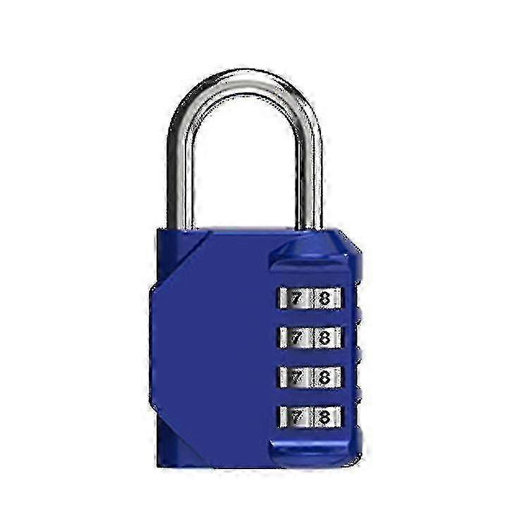 Padlock, Code Padlock, 4 Digit Outdoor Waterproof Resettable Combination Padlock For School Gym Locker, Shed, Cabinet