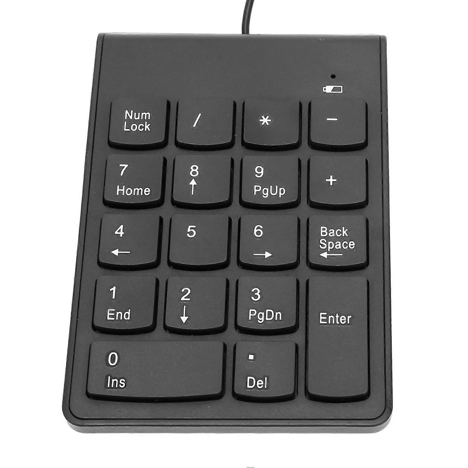 Numeric Keypad 18 Keys USB2.0 Plug and Play Ergonomic Design Portable Size Nonslip Pad Wide Compatibility USB Numpad