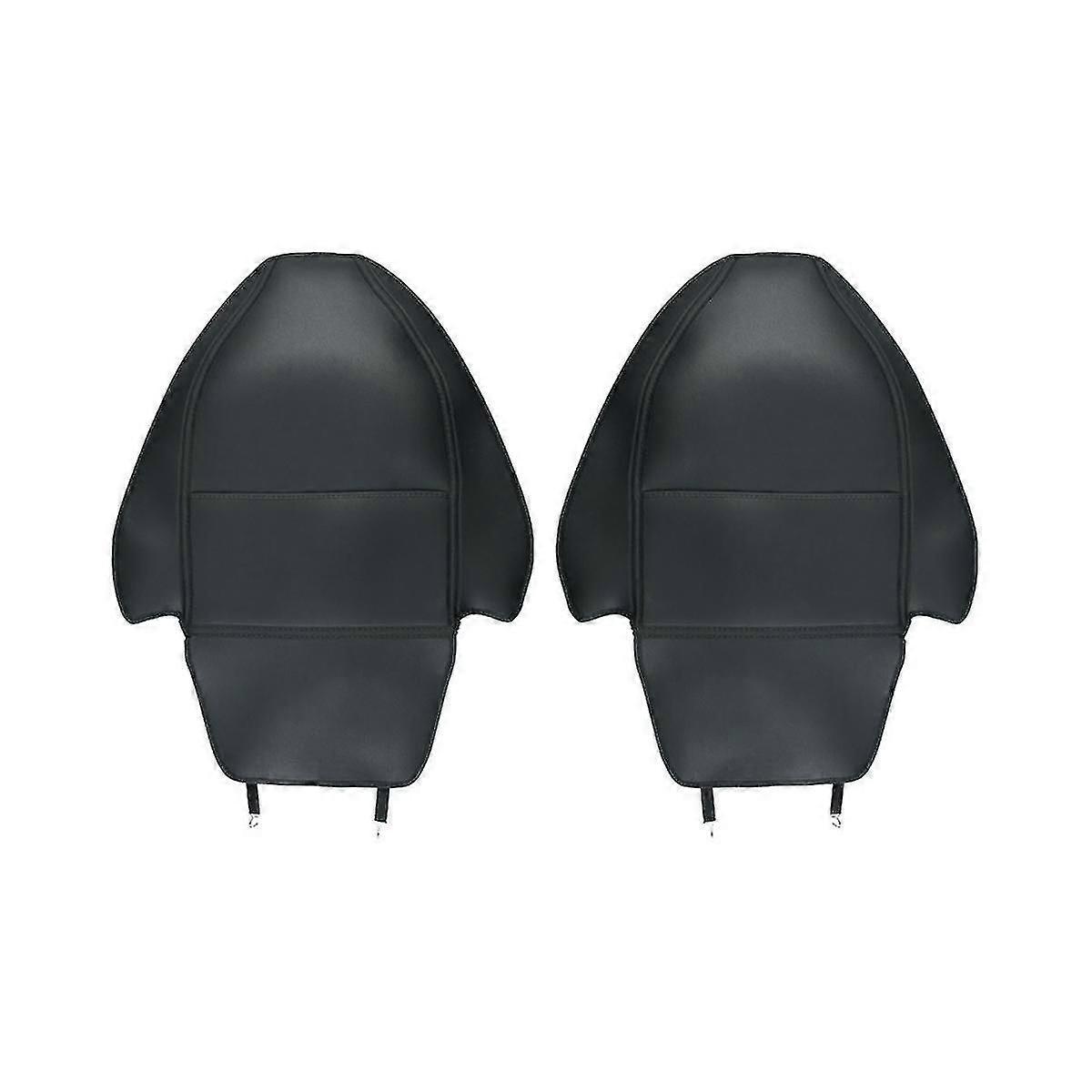 For Model Y 2017-2023 Back Protector, Wear-resistant Car Kick Mats With Organizer Pocket, 2
