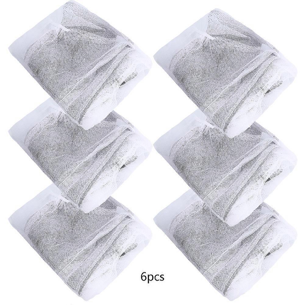 6Pcs Breathable Bee Veil Protective Mesh Veil Face Protective Net Outdoor Beekeeping Tool