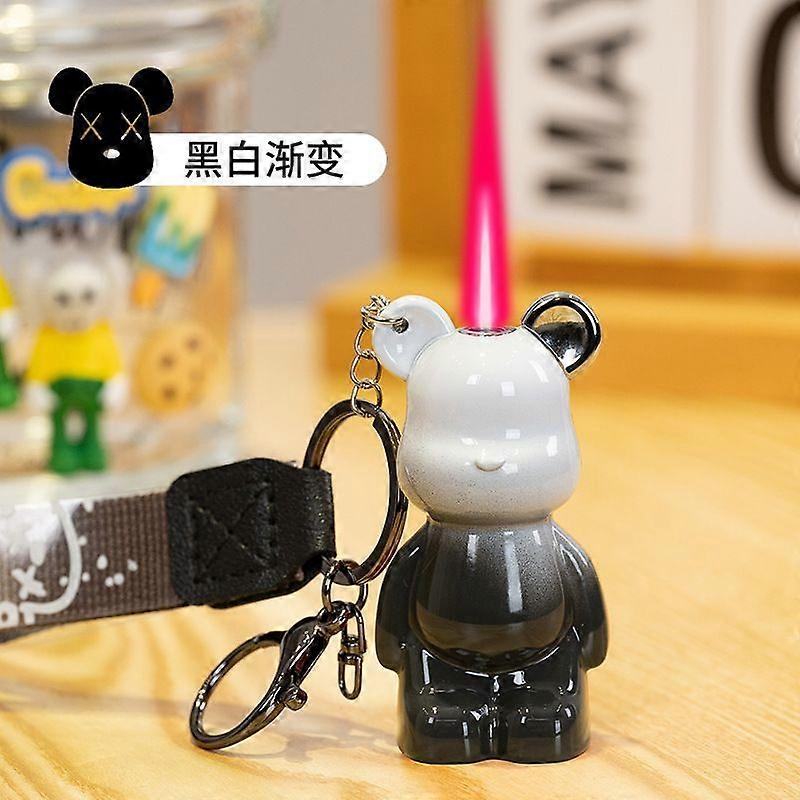 Gas Windproof Lighter Cute Cartoon Key Button Cigarette Lighter For Boyfriend Essential