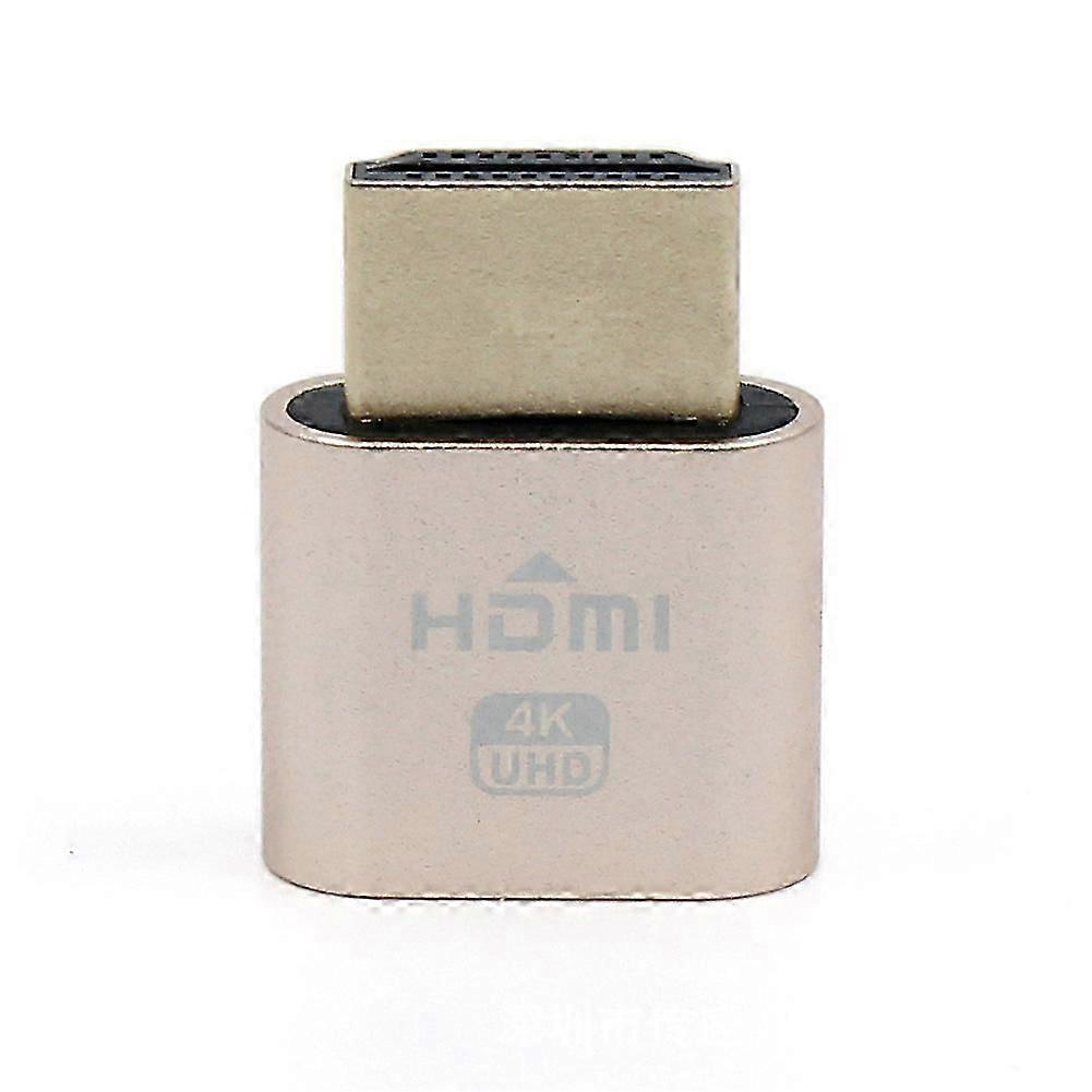 4K 3840x2160 60Hz Virtual HDMI-compatible EDID Dummy Plug Headless Ghost Display Emulator