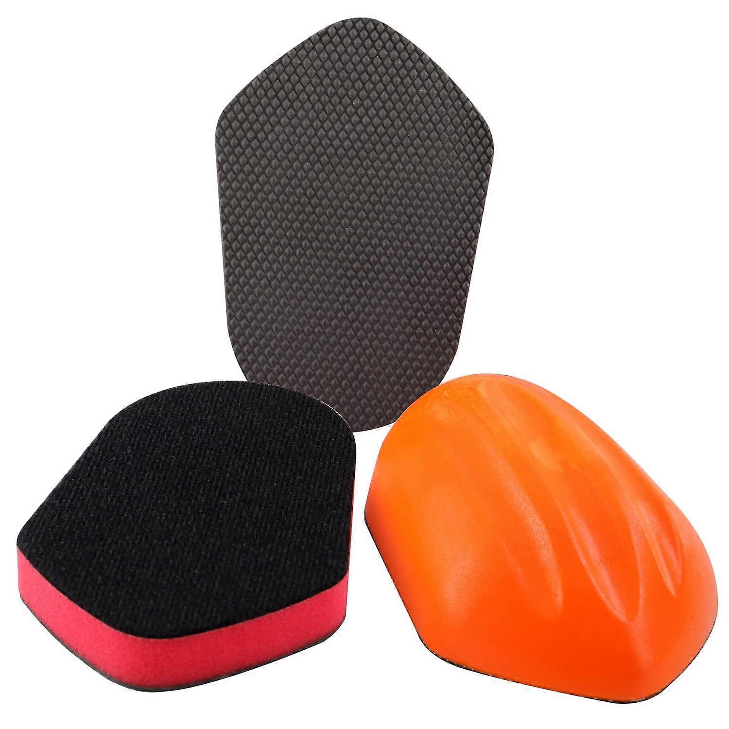 3 pads synthetic clay pads for car detailing paint and glass