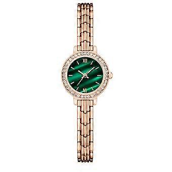SQCLV Frauen Quarzuhr Armband Mode Elegante Wasserdichte Armbanduhren für Lady Mädchen Grün