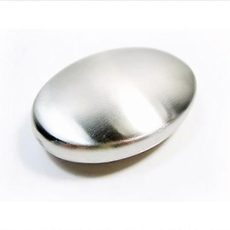 Home Living Gadget Oval Shape Stainless Steel Soap Deodorize Smell From Hands Retail Magic Soap Kitchen Fish Onion Garlic Smell Eraser Peculiar Smell