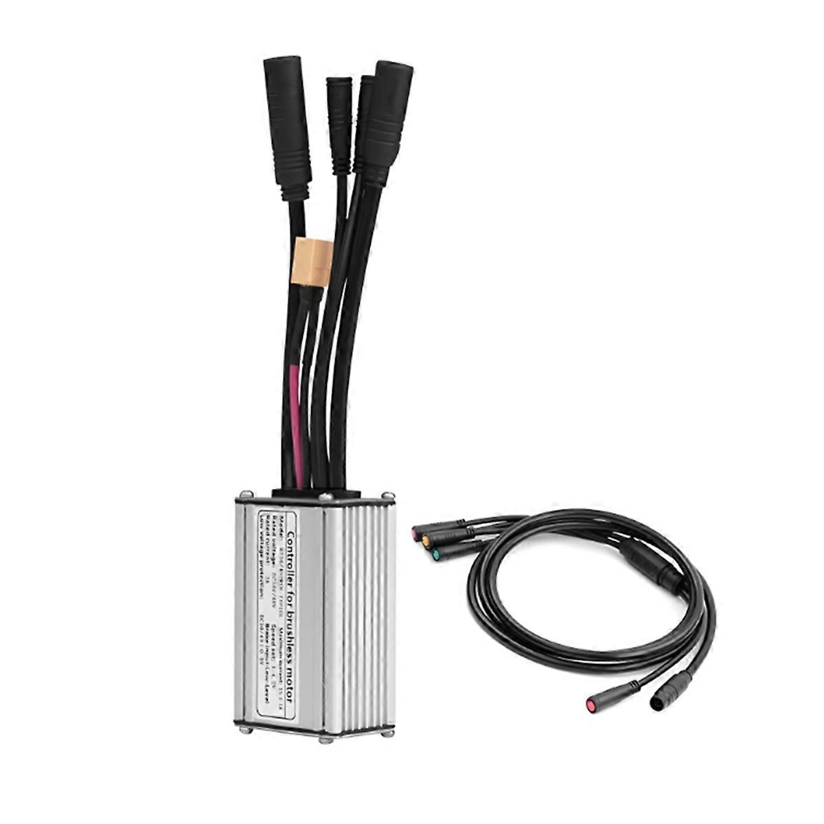 Electric Bicycle Controller with 1T5 Light Wire KT-15A Waterproof Sine Wave Controller Essential E-Bike Accessory