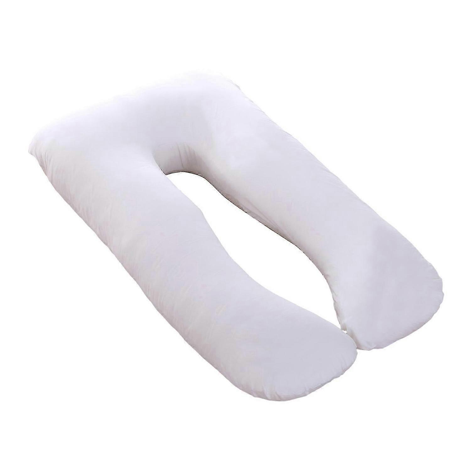 Taie d’oreiller en coton pour oreiller de maternité en forme de U Housse d’oreiller confortable lavable pour oreiller de dormeur latéral