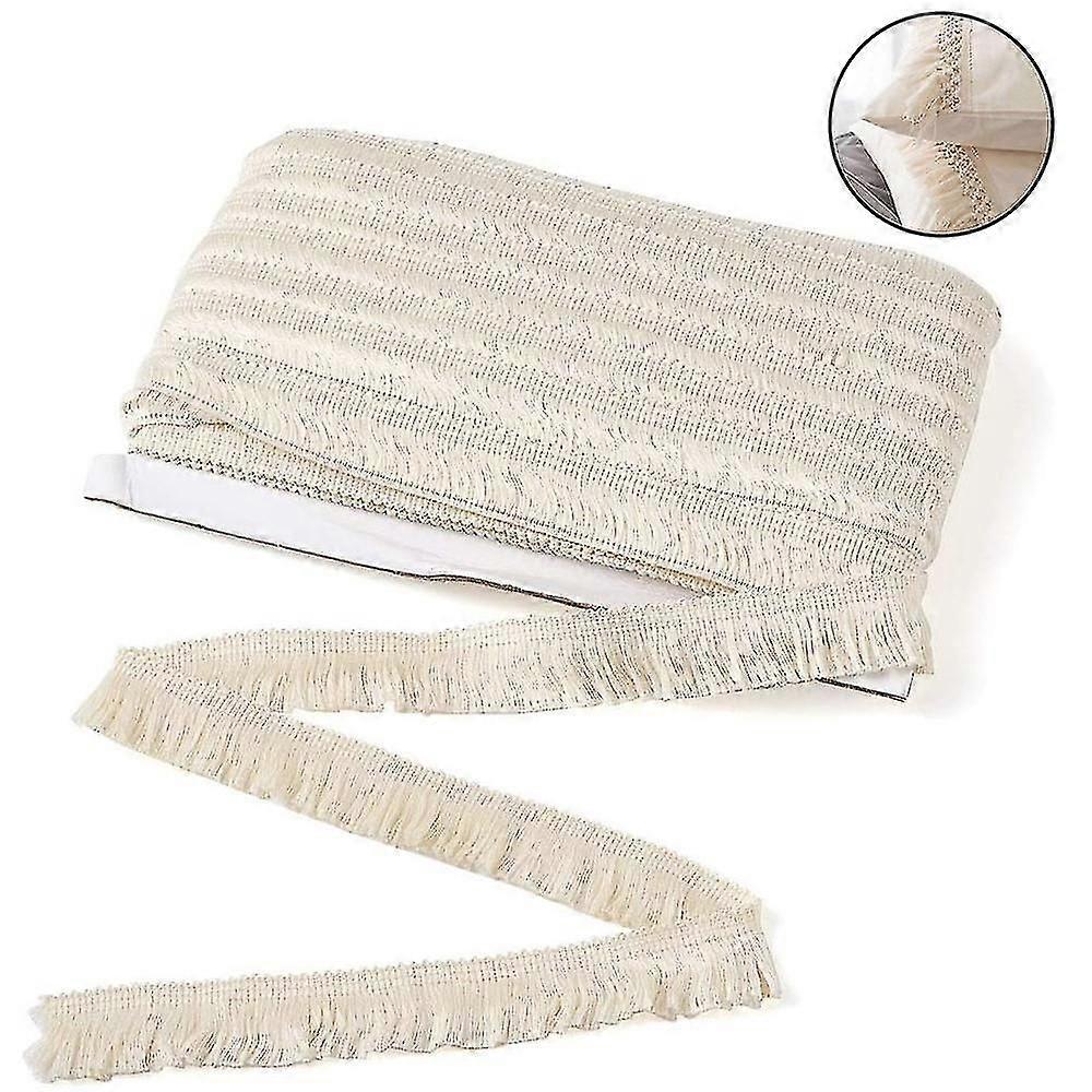 Polyester Frans Tofs Spets Trim FransFiber Trim För sömnad Quilting Kläder Tillbehör Lampskärm Gardin Heminredning