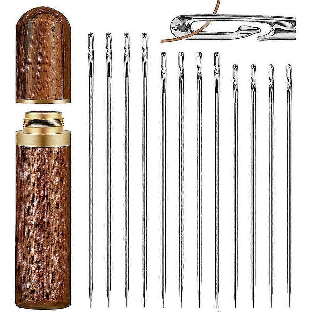 Self-Threading Needles,Sewing Needles for Hand Sewing,for the Elderly,Easy Side Threading Stitching