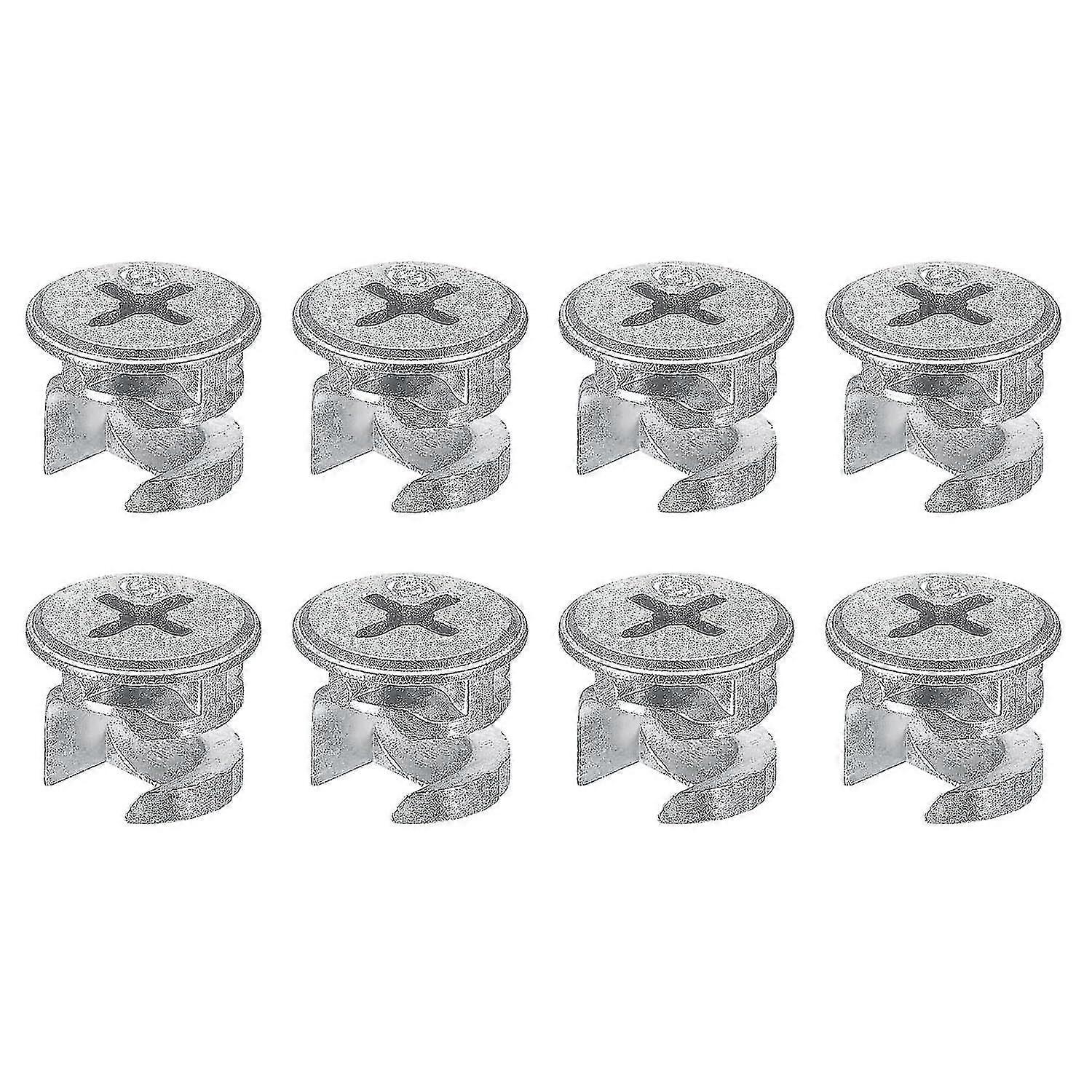 Map Cam Lock Nut For Furniture 8pcs 12x10mm Joint Connector Locking Nuts Furniture Connecting Cam Fittings