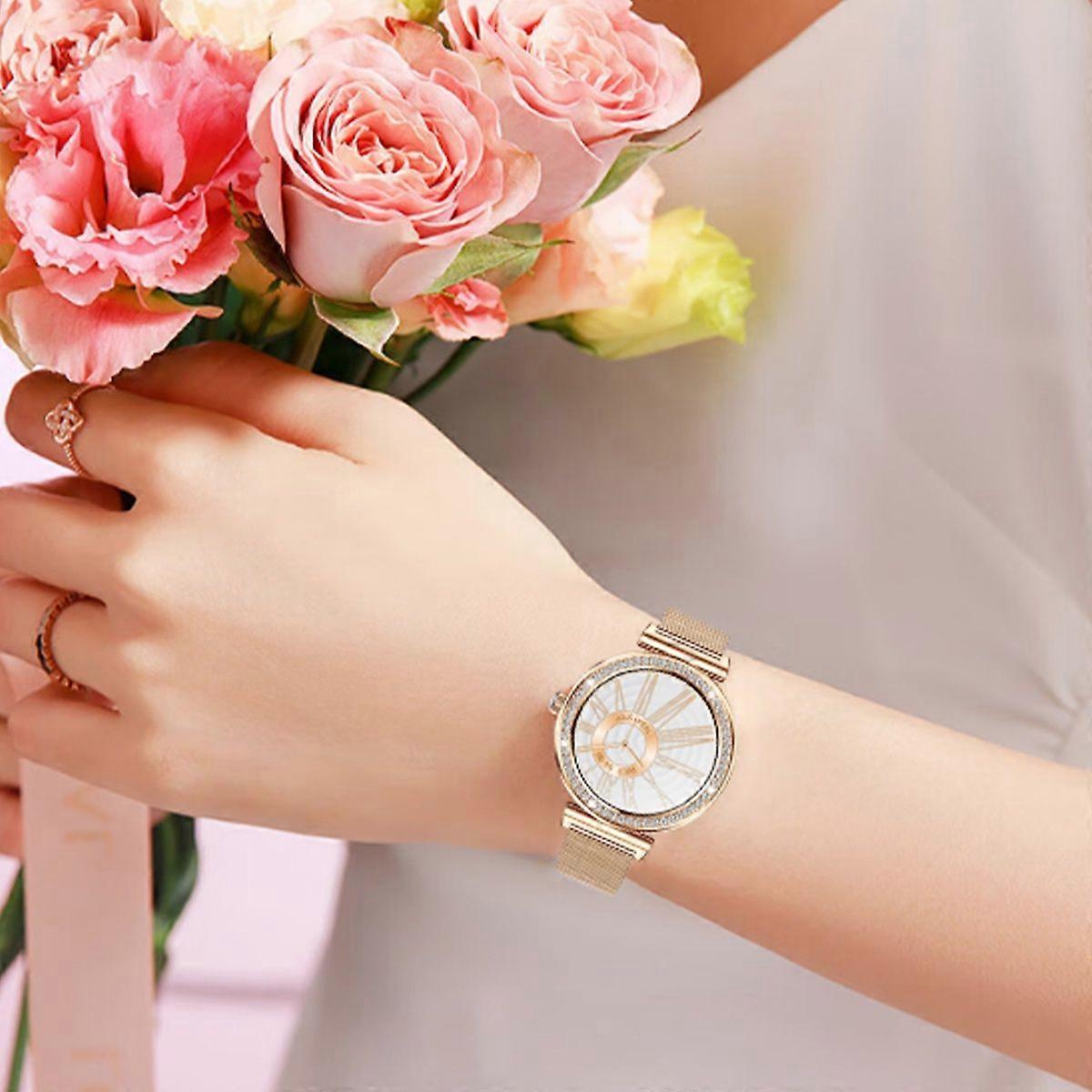 Smart Watch I109 1.27 Inch Bluetooth Call Health Monitoring 100+ Sports Modes IP68 Waterproof - Rose Gold