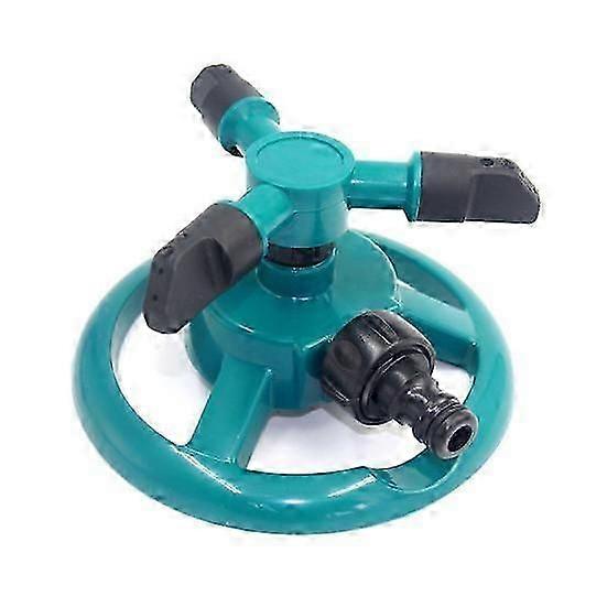 Garden Sprinkler Automatic 360 Degree Rotation Plastic Easy Hose Connection Watering Sprayer Home