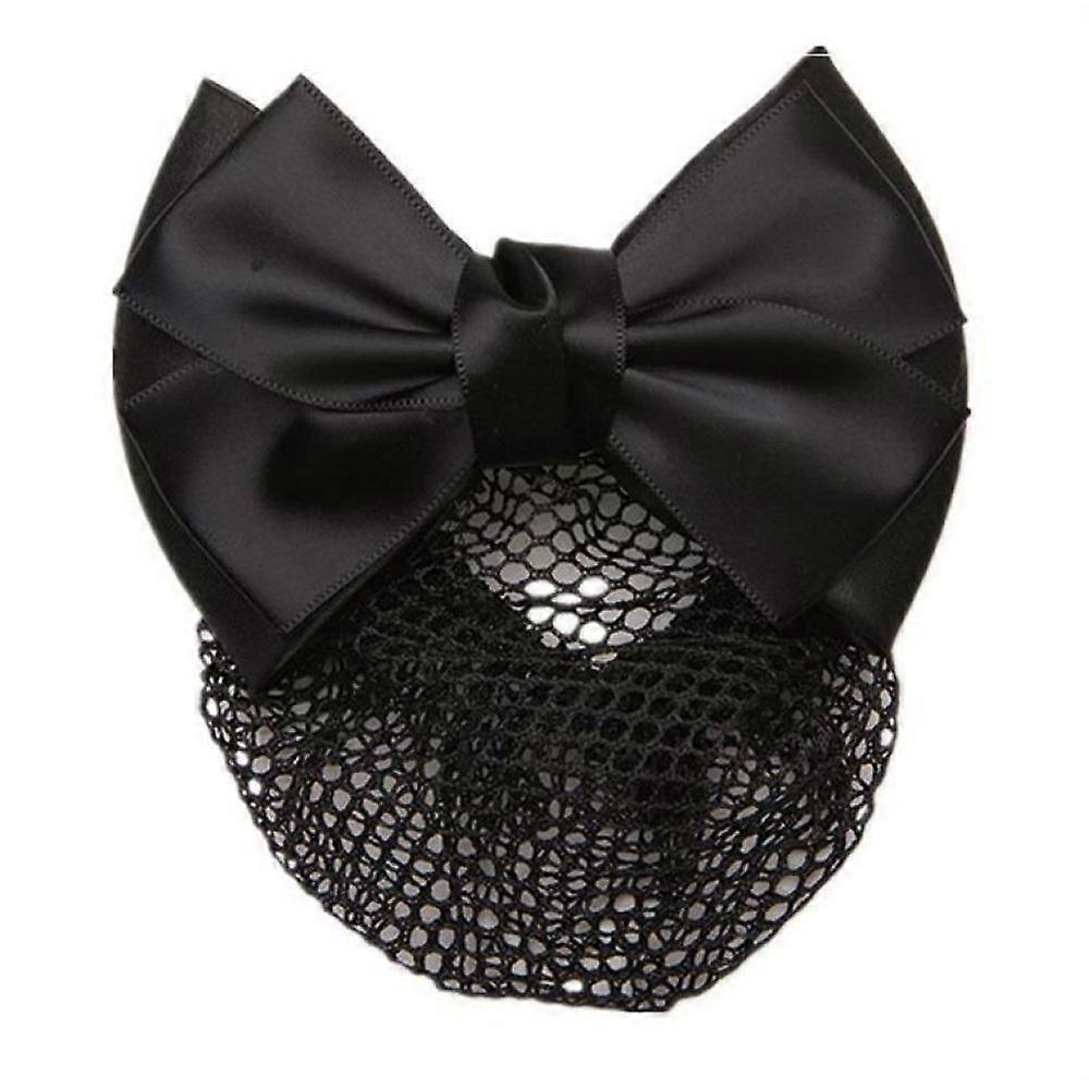 Comfortable Lightweight Elegant Bow Barrette with Removable Snood Net