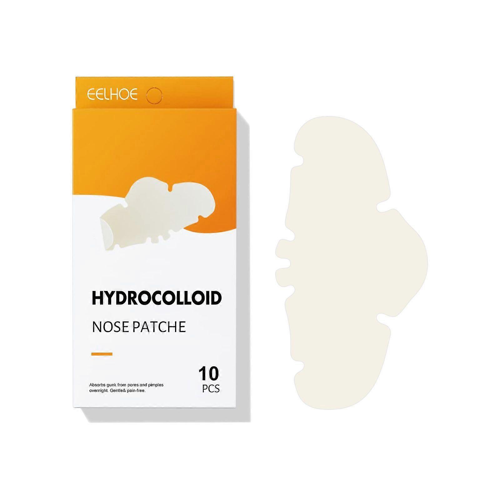 Remove blackheads and acne nasal strips, clean and shrink pores, control oil, degrease, tear and pull mild nasal membrane 10PCS