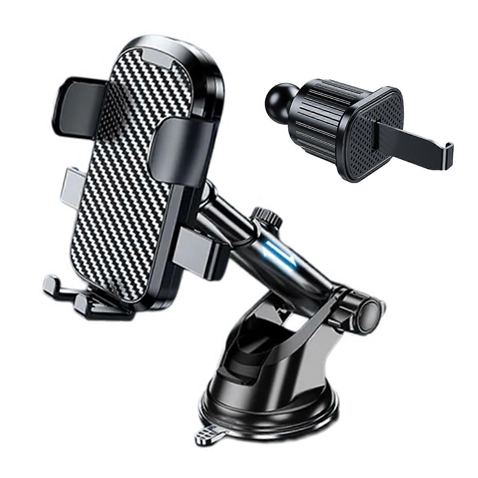 Support de téléphone de voiture Évent Crochet en métal amélioré Clip Évent Évent Support de téléphone portable Support de voiture Berceau mains libres automobile