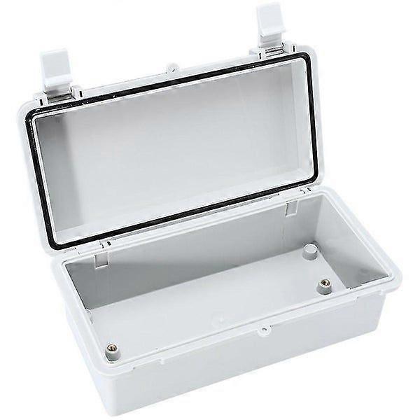 Waterproof Junction Box - Durable ABS, Weatherproof, Customizable, Impact Resistant, 15x10x7 cm, White