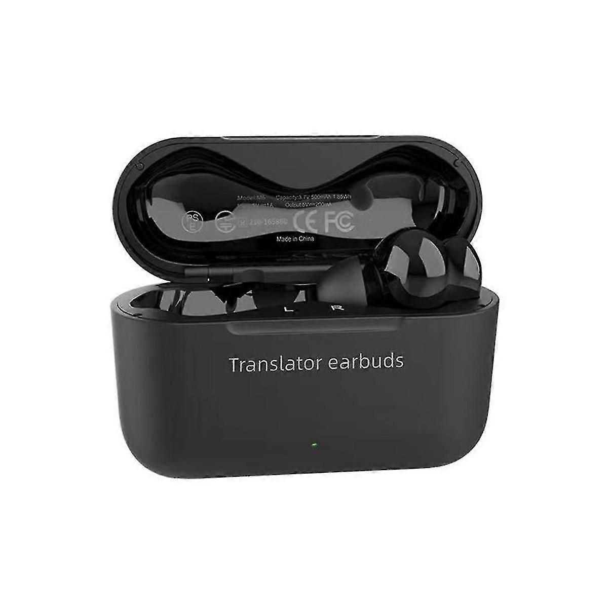 M6 Mini Vertaling Headset 127 Talen Vertaling Smart Voice Translator Draadloze Bluetooth Tra