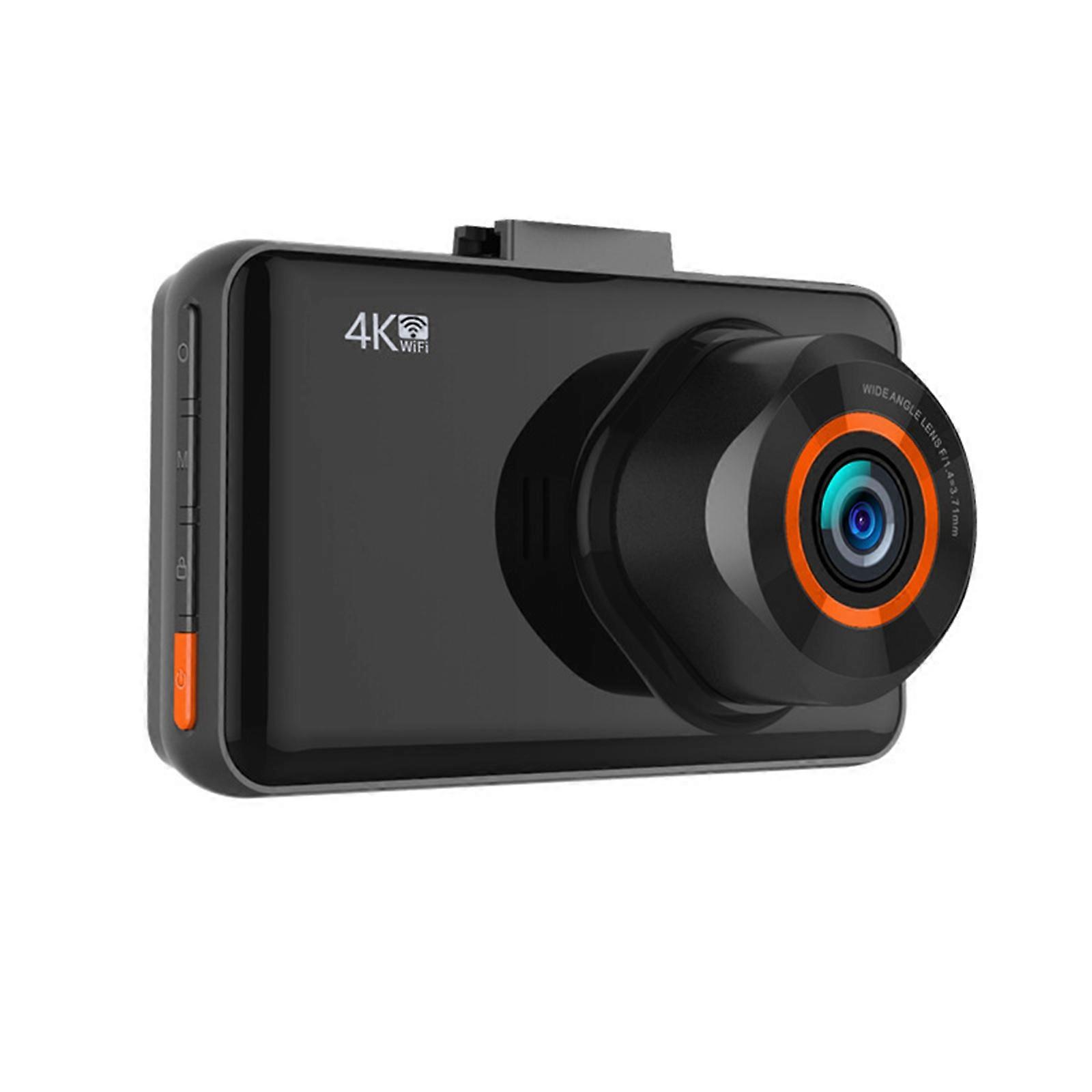 2-Channel Car Dashboard Camera with Parking Assit 170°/150° Wide Angle View Support Cycle Recording for Driving Safety Multicolor