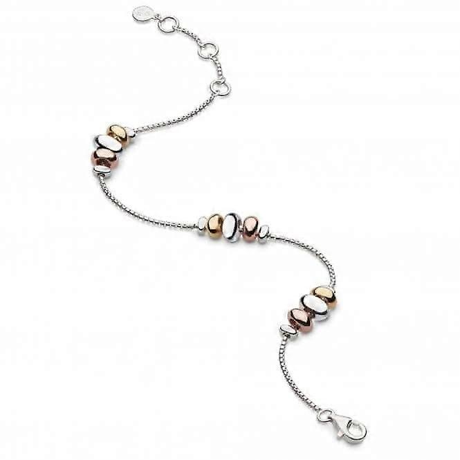 Coast Tumble Golden RP/GD/RG 7.5" Station Bracelet 70194RGRP