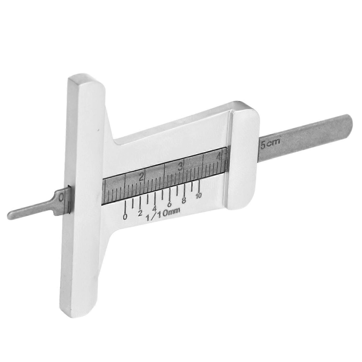 Car Tire Tread Depth Gauge Stainless Steel High Precision Anti Slip Thread Measuring Gauge for Autom