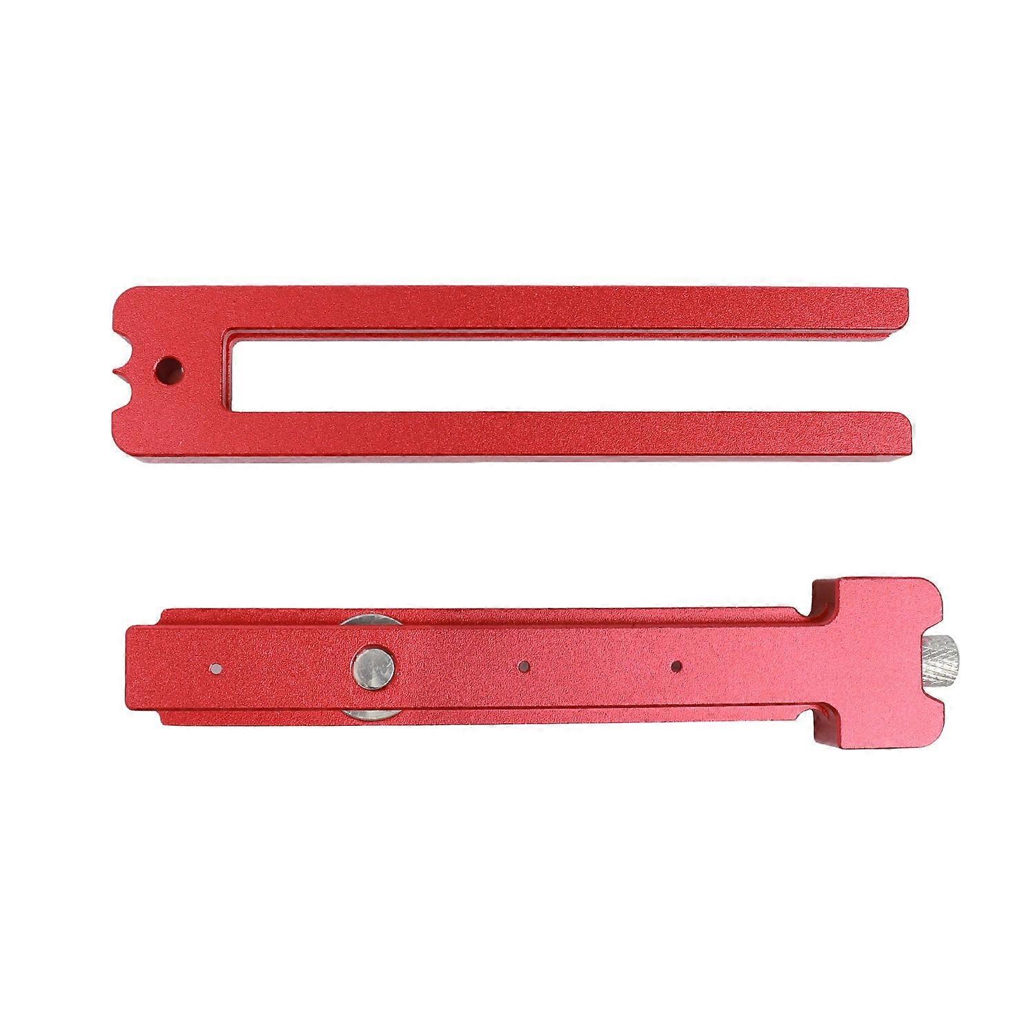 Adjustable 110mm Woodworking Compass - Aluminum Alloy, Red | Scribing & Drawing Tool