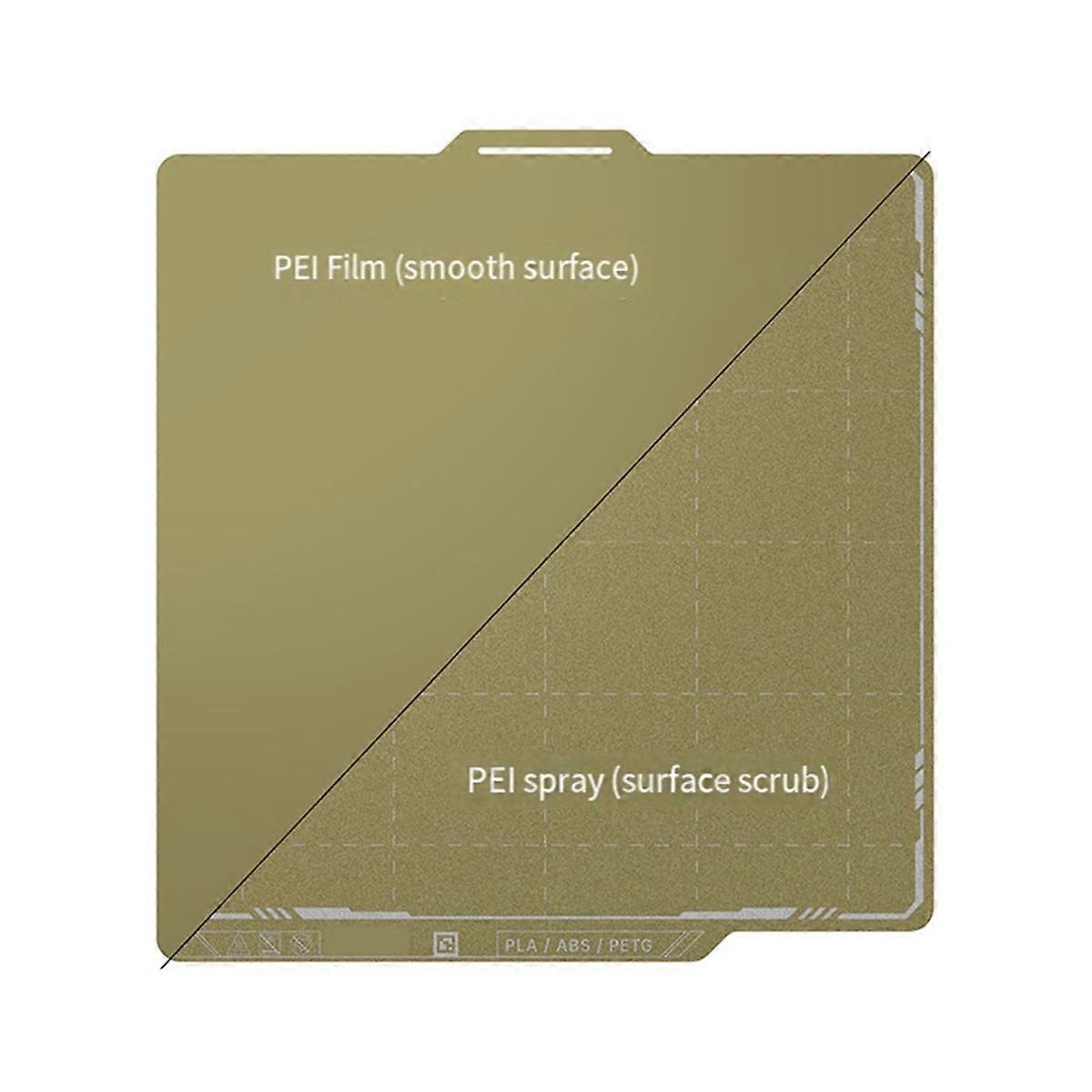 for Bambu Lab P1S P1P Sheet Spring Steel 257x257mm Textured Pei Sheet