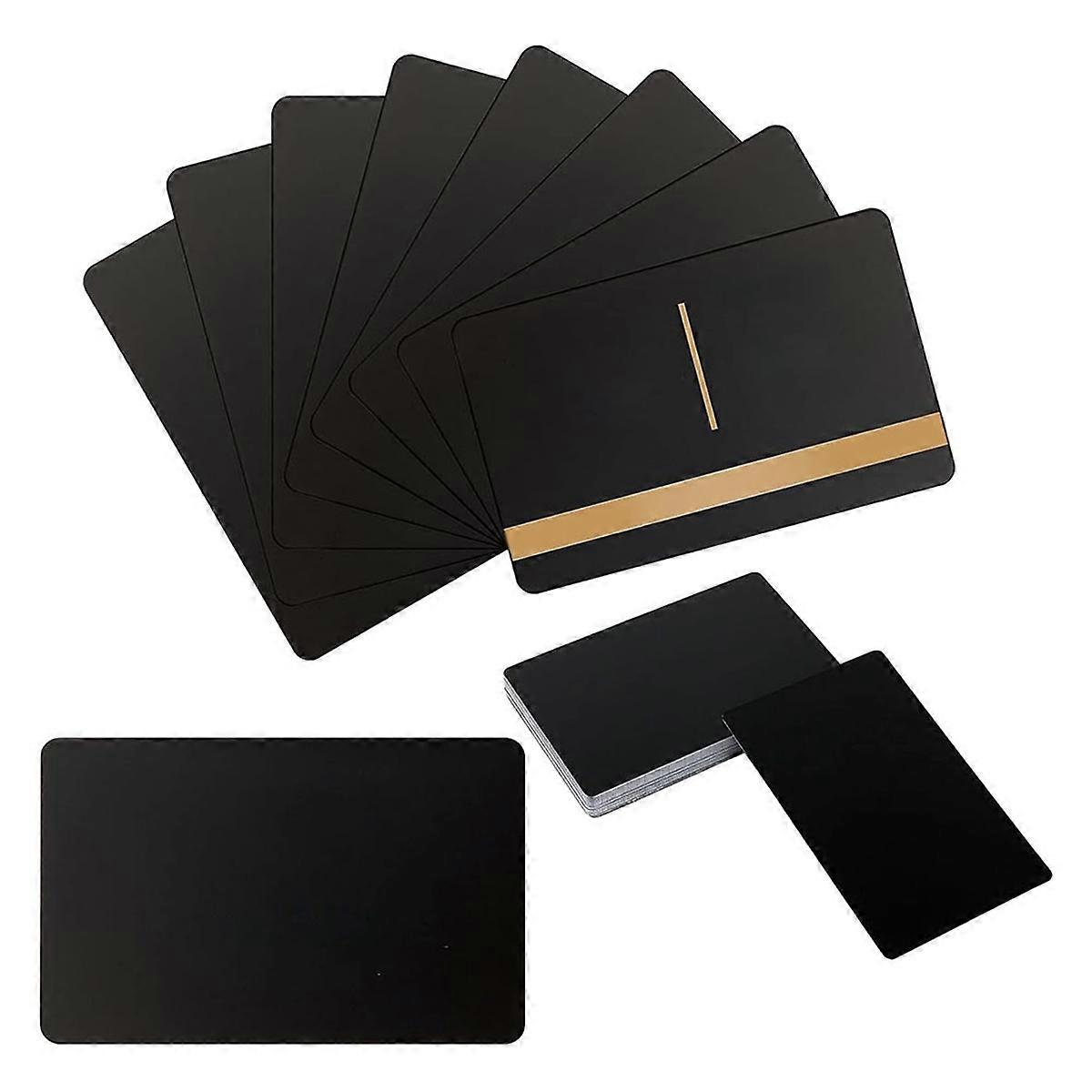 Laser Engraving Blanks, Multipurpose Metal Business Cards. Black