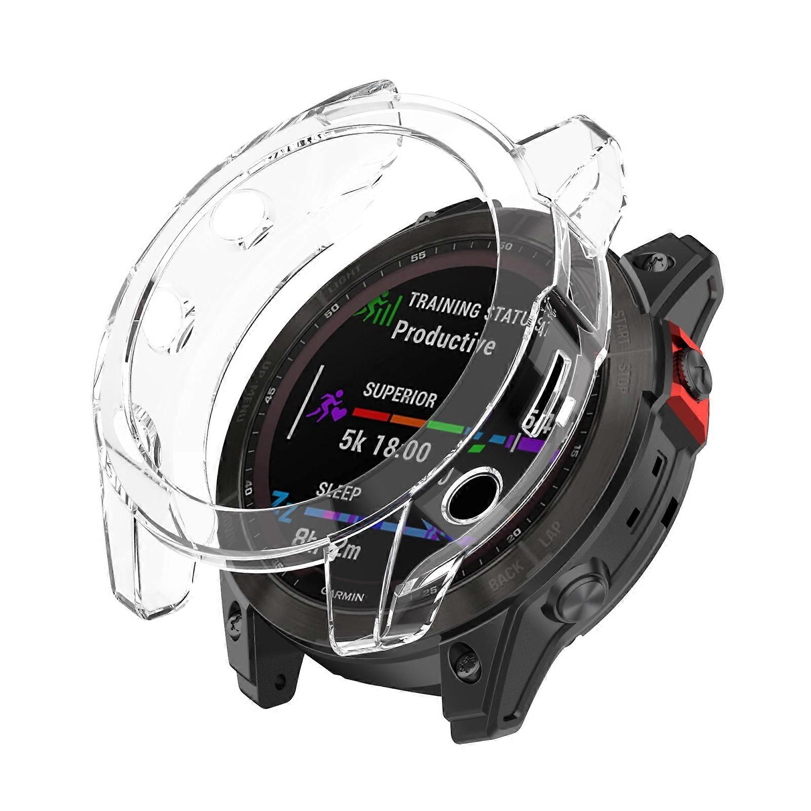 For Garmin Epix Gen2 Non-full Coverage Hollow TPU Watch Case