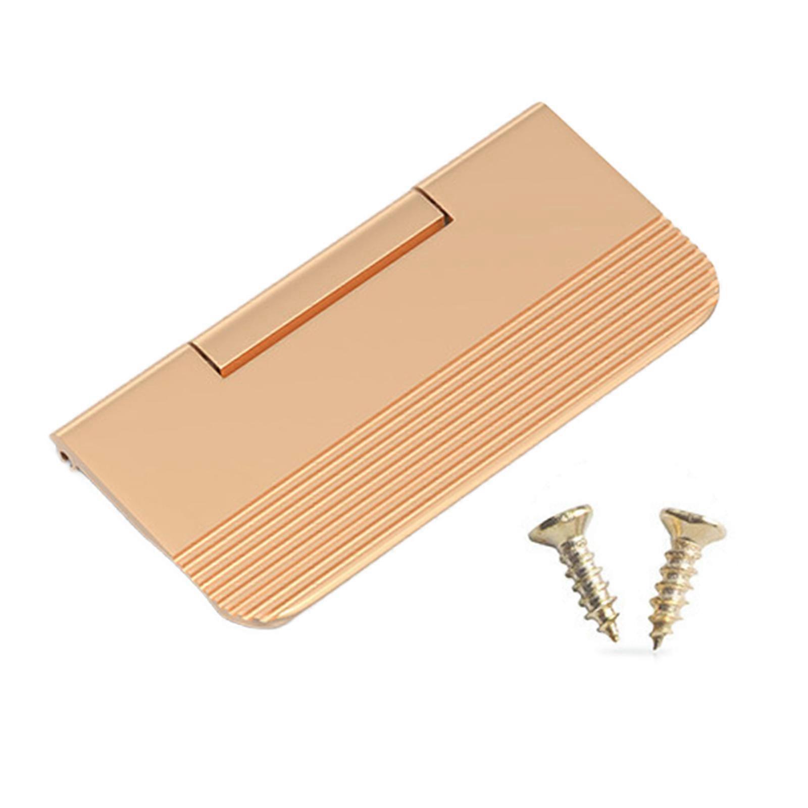Multipurpose Cabinet Handle Easy Stick Concealed Designs Sturdy Aluminum Alloy Materials for Various Furniture Types gold