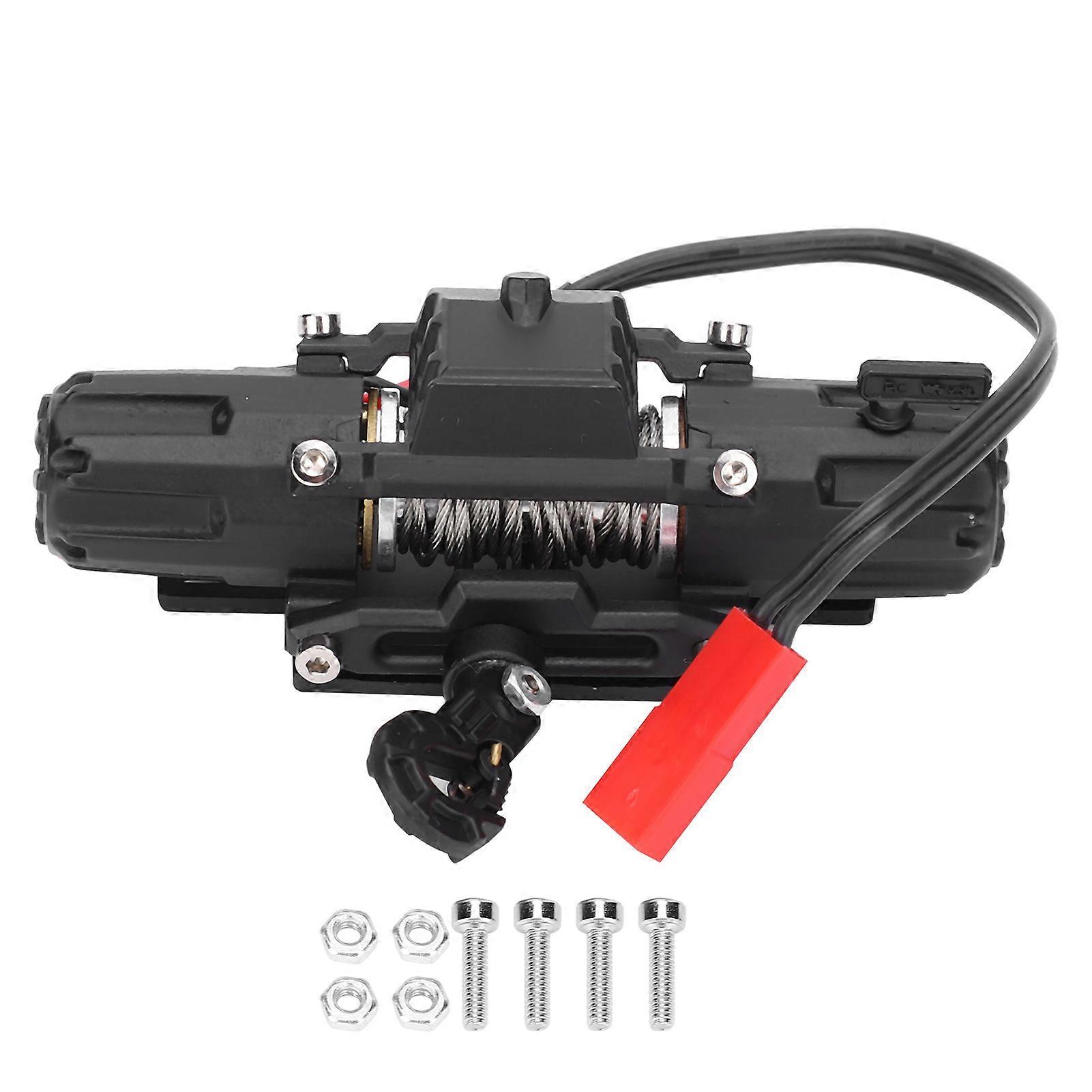 RC Dual Motor Winch Upgrade Part Accessory Fit for SCX10 90046 D90 1/10 RC Car Model