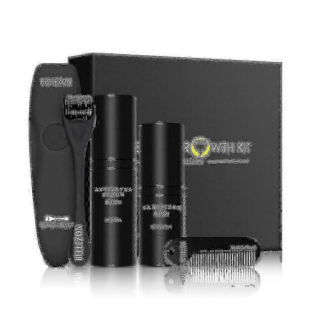 Men Beard Growth Kit Set With Comb