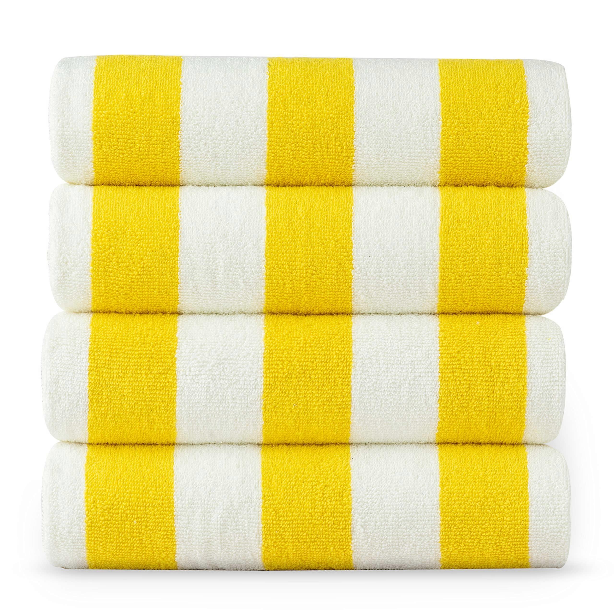 4 Pack Extra Large Highly Absorbent Quick Dry Beach Towels for Beach Pool 30 x 60 Inches