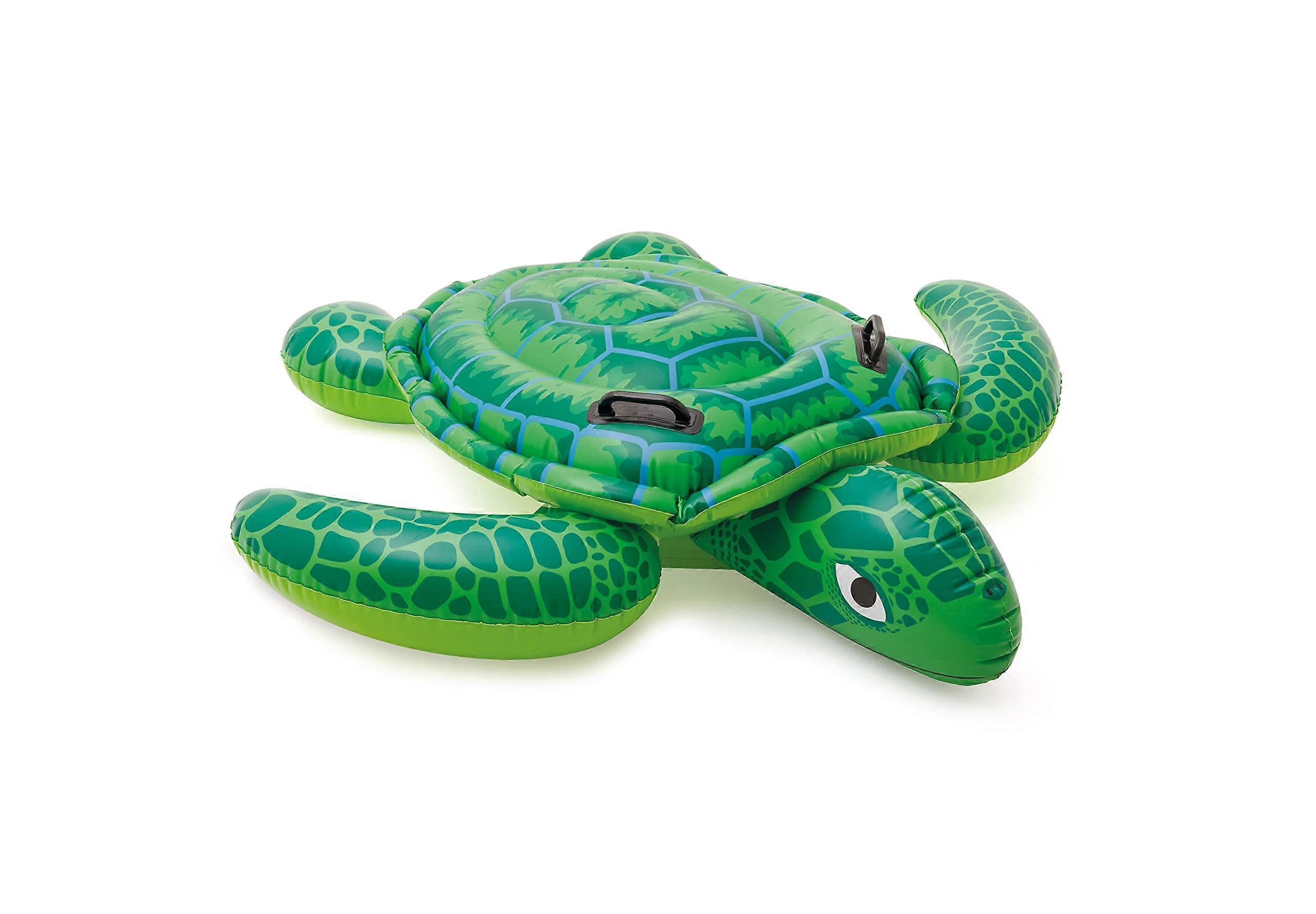 Lil 'Sea Turtle Inflatable Pool Flux: Animal Pool for -2 Heavy Office Kulp-88LB Weight Capacity-59 'x 50' -3+ Age