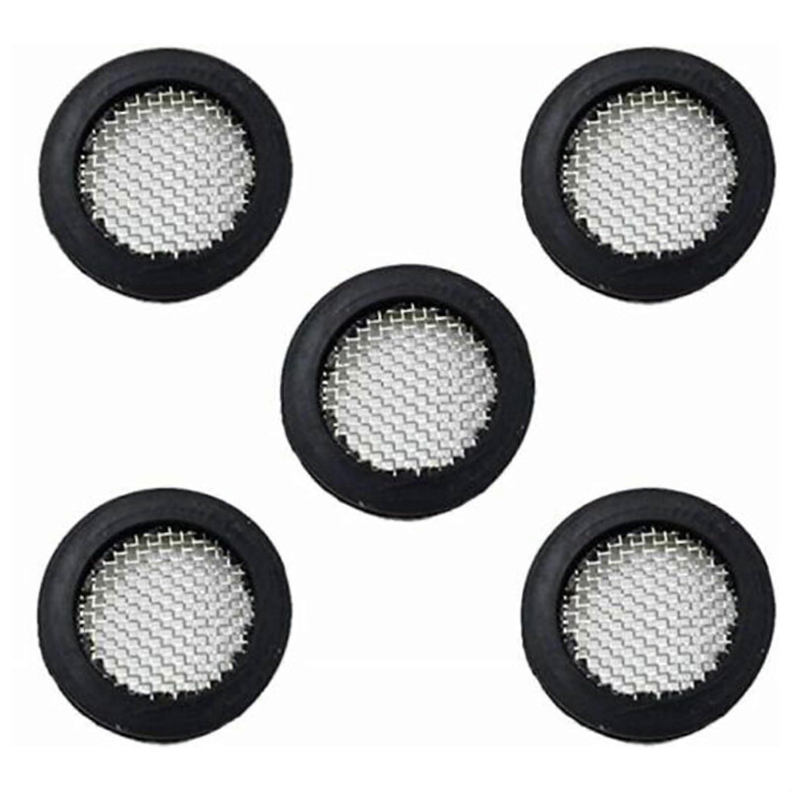 10 Rubber Gaskets With Mesh 3/4' BSP Showerhead Strainers For Faucet Replacement Seals And Washer Sink Strainer