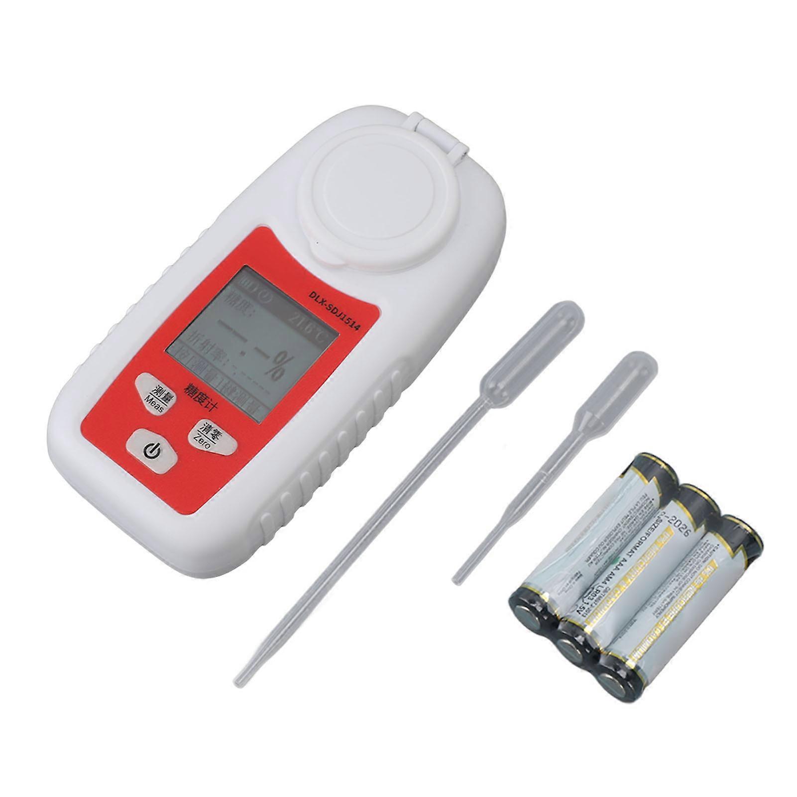 Fruit Sugar Meter High Accuracy Multifunctional Handheld Portable Sweetness Measurement Tool